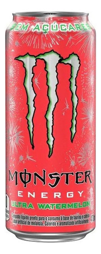 Energético Monster Ultra Watermelon 473ml (6 Latas) Kit