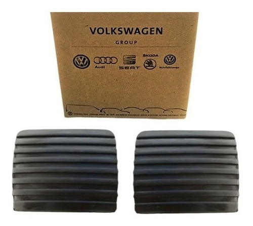 Par Capa Borracha Pedal Freio Embreagem Kombi Clipper Vw