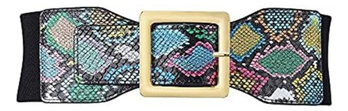 Chic Diary Cinturón Elástico Para Mujer Cinturón Ancho De Pi