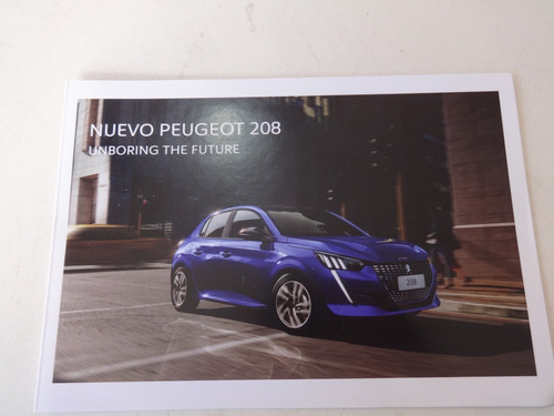 Folleto Peugeot 208 Agencia Nuevo No Manual Catalogo