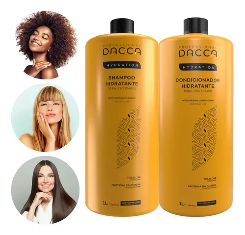 Dacca Kit Shampoo 1l + Condicionador 1l Hidratante Profissional de Salão — R$ 162,00 em Mercado Livre, 43% OFF