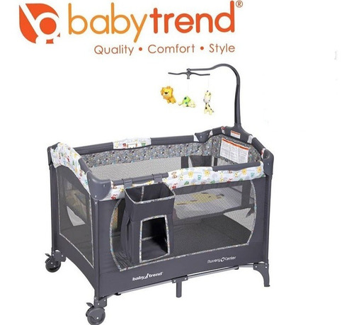 Corral Baby Trend Modelo Nursery Center Cuna,móvil, Apilador