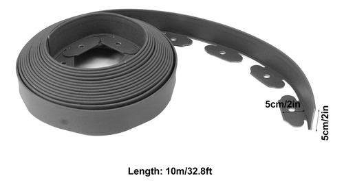 Kit De Bordes Para Jardines En Forma De L, Fácil De Deformar