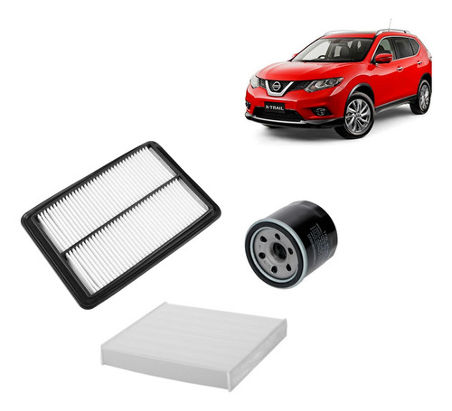 Filtros Aceite Aire Polen Nissan Xtrail T32 2.5 2014-2023