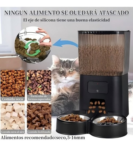 Dispensador Automático Alimentos Para Mascotas Doble Robot