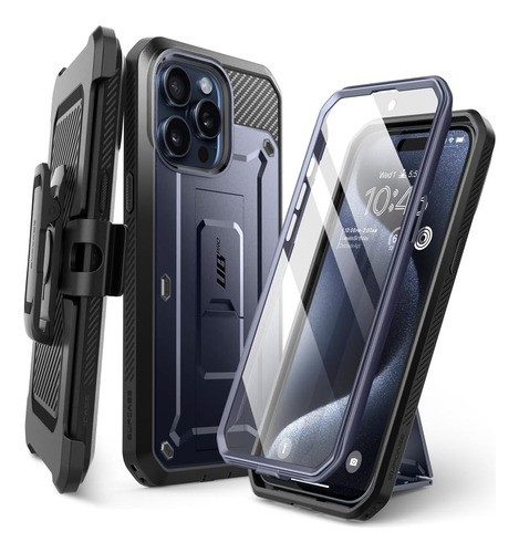 Funda Para Celular  iPhone 15 Pro Supcase Color Negro