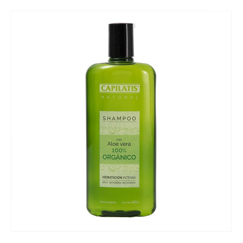 Shampoo Aloe Vera 100% Orgánico 420 Ml Capilatis