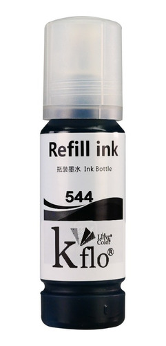 Kflo Tinta T544 Compatible Negro 70ml Para Uso En Epson
