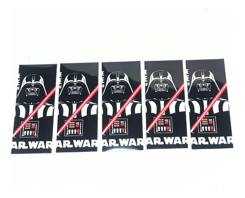 5 Wraps Termo Retráctil Star Wars Protector Batería 18650