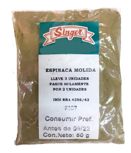 Espinaca En Polvo 50g