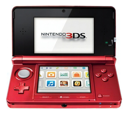 Nintendo 3DS CTR-001 color  flame red