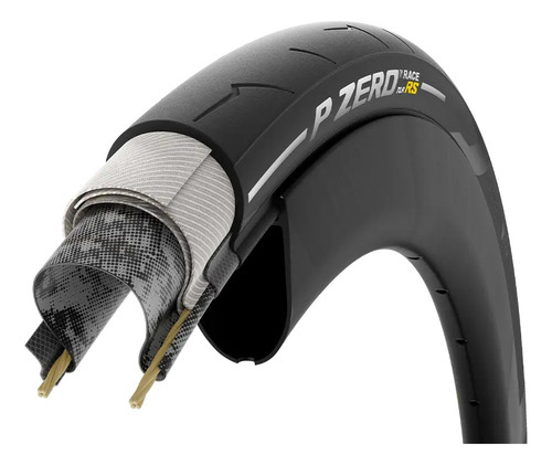 Llanta Pirelli P Zero Race Tlr Rs 700x28 Tubeless Bicicleta Color Negro