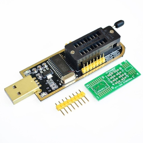 Gravador Usb Flash Eprom Spi Bios Series 24xx 25xx Receptor