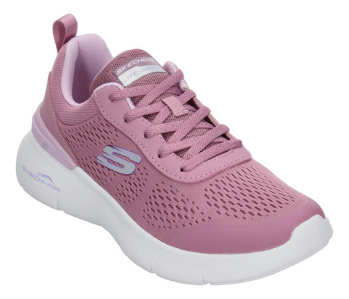 Tenis Dama Skechers Skech-air Dynamight 2.0 Rosa Deportivo Entrenamiento Running Cintas Para Mujer