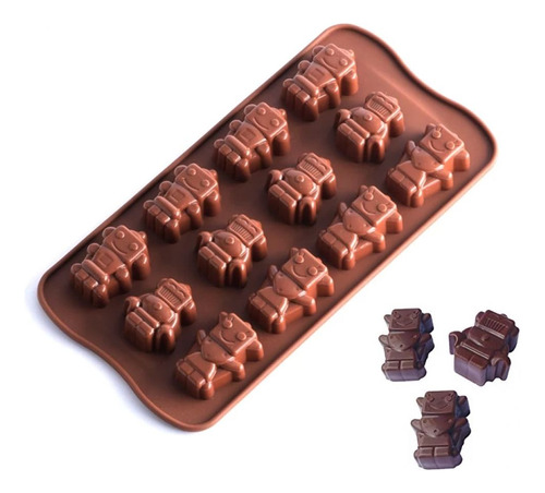 Forma De Silicone Para Bombom Chocolate Com 12 Cavidades