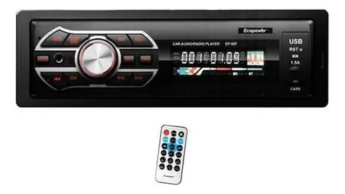 Radio Som Automotivo Ecopower Ep-607 4x45w Bluetooth Usb Sd