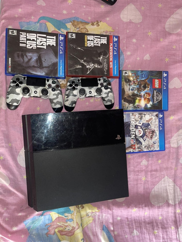 Playstation 4 500gb 2 Controles Y 4 Juegos