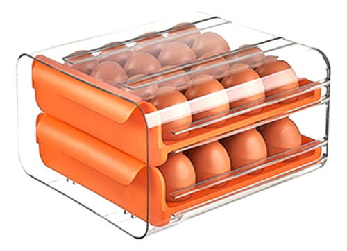 Caja De Almacenamiento De Huevos Con Cajón Para Nevera, Para