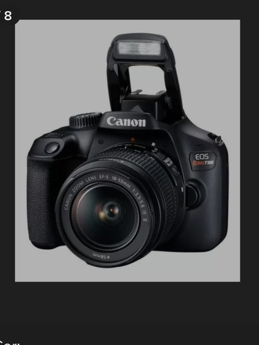 Canon Eos Rebel Kit T100 + Lente 18-55mm Iii Dslr Cor Preto