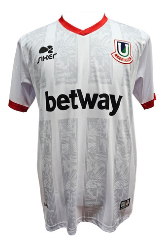 Camiseta Union La Calera 2023 Siker Recambio Original Blanca