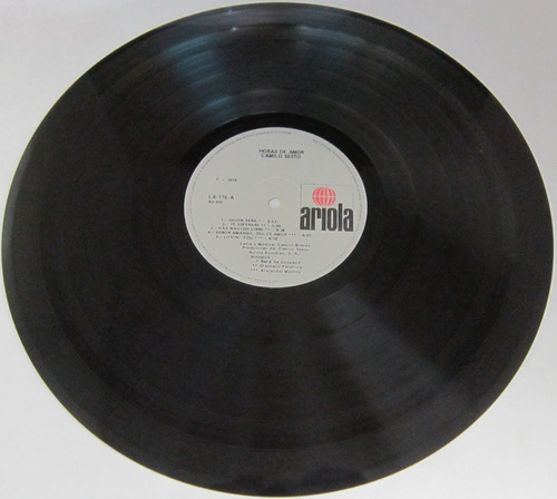 Camilo Sesto - Horas De Amor Lp (Usado)
