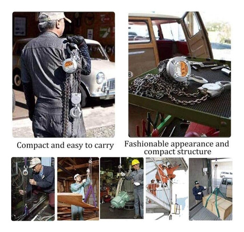 Trinquete De Elevación Portátil,mini Polipasto De 500kg, 3m