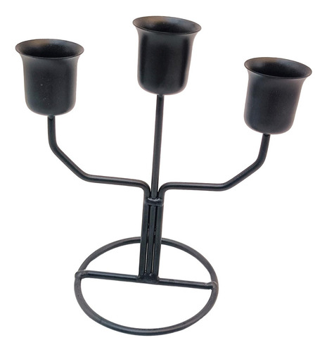 Candelabro De 3 Brazos, Candelabro De Hierro A La Moda,