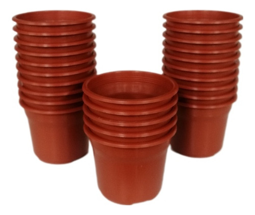 Pack De 25 Maceteros Terracota Vivero 8cm