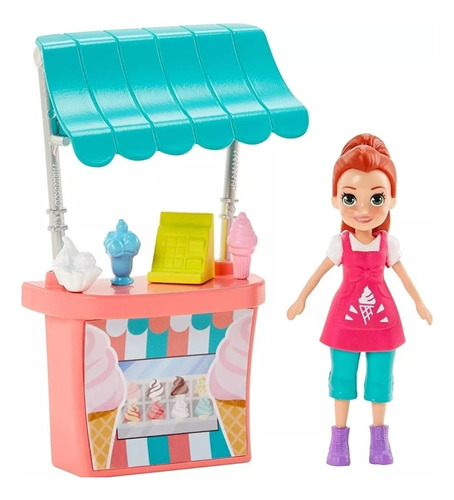 Polly Pocket Puesto De Helados Estilo Lila