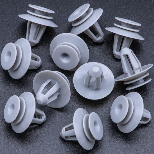 Rexka 10 Clips Retencion Nailon Gris Para Merced Metris 2500