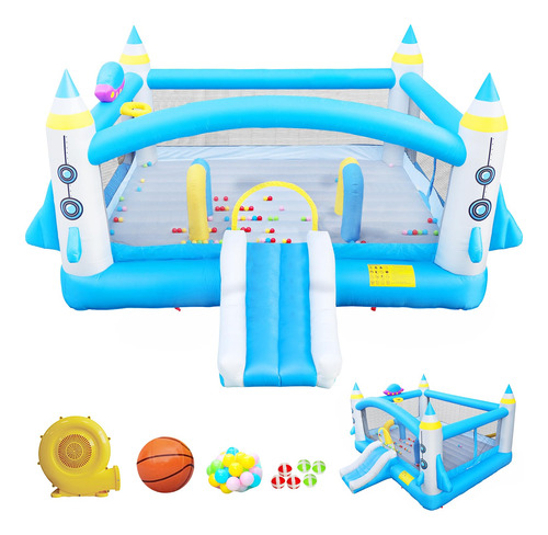 Spoflyinn Casa Inflable Con Bolas, Accesorios Extra Grande, 