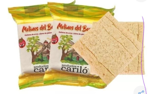 Tostadas Galletas  De Arroz Carilo Individuales 