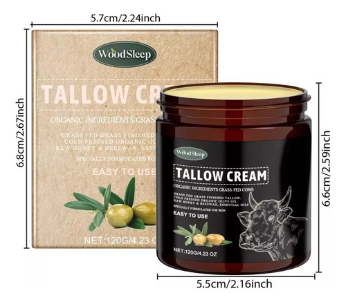 Crema Oril De Evil Goods, Sebo De Res, Crema De Sebo De Res
