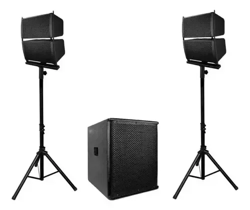Sistema Lineal Alien X-array 18 Subwoofer 18 Bocinas Bt Colo