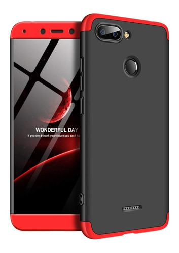 Funda Protector 360 Luxury Para Xiaomi Redmi 6 (3 En 1)