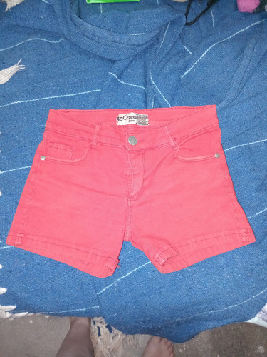 Shorts Jeans Rojo Talle 40 Cezeta