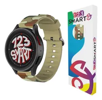 Comprar Pulseira De Silicone Camuflada 20mm Marca 123smart 123-cam-02 Marca 123smart Compativel Com Samsung Active 1 E 2 Galaxy Watch 4 5 6 7 Fe 40mm 42mm 43mm 44mm 45mm 46mm 47mm Classic Pro - Khaki