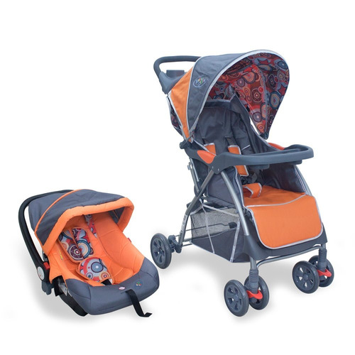 Kit Carrinho E Bebê Conforto Travel System Baby Style