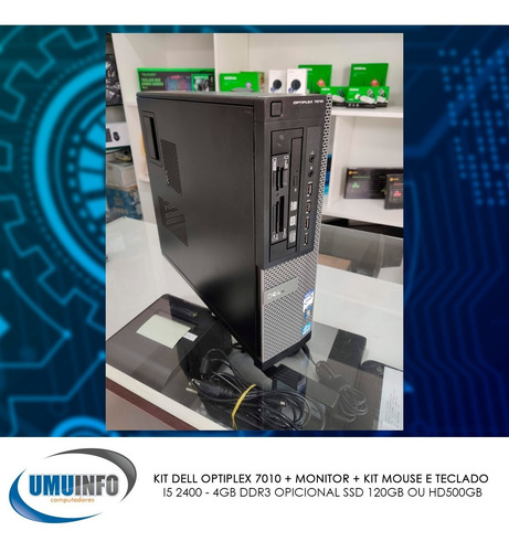 Imagem 3 de 10 de Kit Dell Optiplex 7010 + Monitor + Kit Mouse E Teclado 4gb