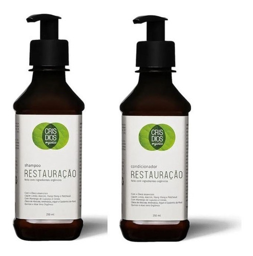 Cris Dios Organics - Restauração - Shampoo E Condicionador