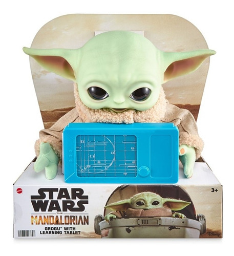 Mattel Star Wars Mandalorian Baby Yoda Peluche Con Tablet