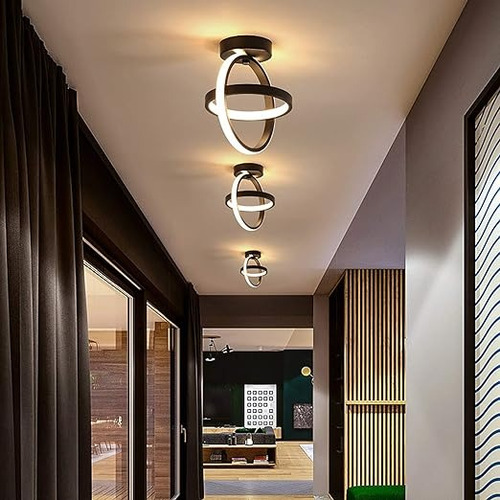 Lampara Decorativa Moderna Para Techos Bajos 3 Tipos De Luz