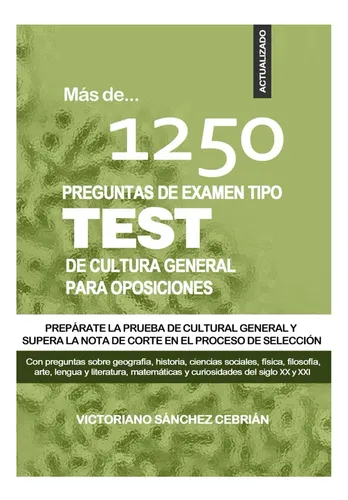 Libro: Policia Local. Más De 1250 Preguntas De Examen Tipo T