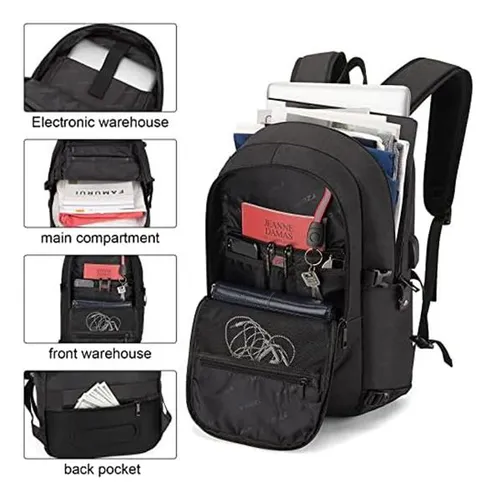 Mochila Informal Resistennte Para Portatiles 14/15.6 - Negro