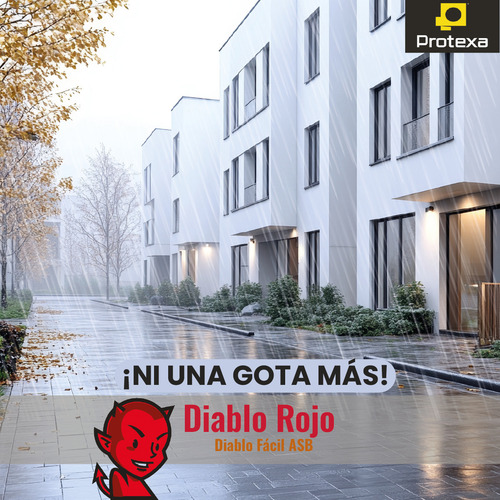Impermeabilizante Asfaltico Diablo Rojo ASB 19 Lts. Chapopote Líquido Para Impermeabilizar. Protexa 4 Años. Impermeabilizante Asfáltico De Aplicación En Frío Para Concreto, Ladrillo Y Acero.