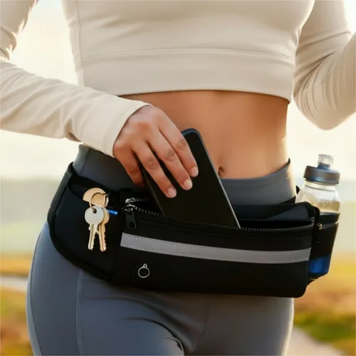 Pochete Slim Corrida Treino Impermeável Antifurto Celular - R$ 20,28