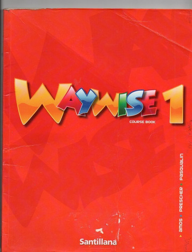 Waywise 1 Course Book  Usado  Eduardo Amos Edit Santillana