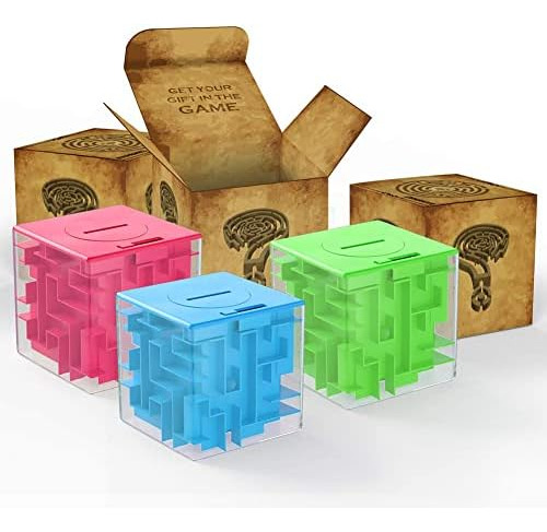 Thinkmax Money Maze Puzzle Box Para Niños Y Adultos, Perfect