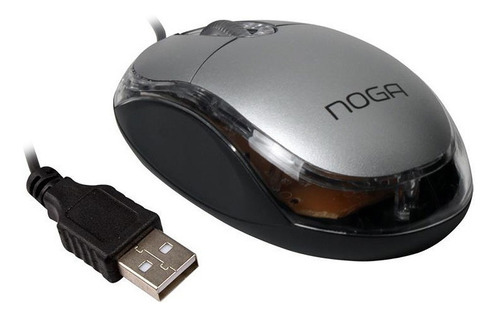 Mouse Optico Usb Noga Ng-611u Pc Notebook 3 Botones Compacto