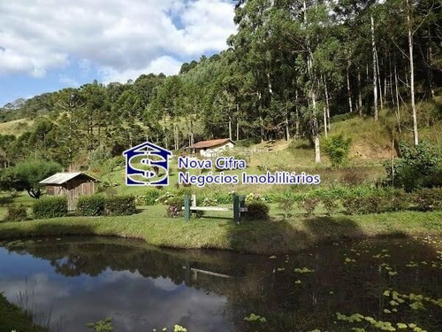 Belíssima Chácara (casa Principal + 03 Chalés) Na Serra Da Mantiqueira - Ch7001